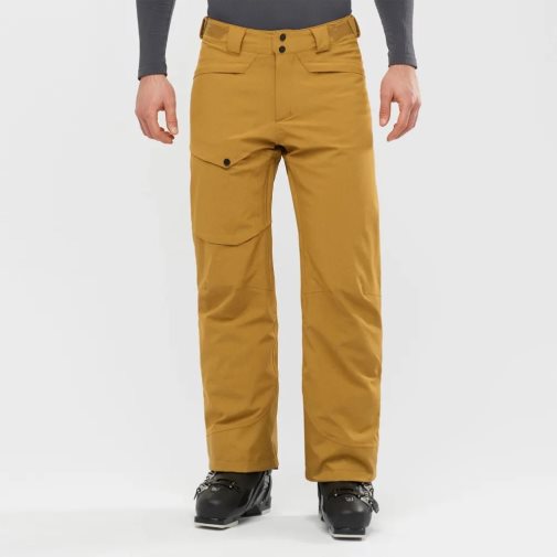 Calça De Esqui Salomon Untracked Masculino Marrom | PT H38274